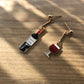 Wine earrings by Style's Bug (2 pairs pack) - Style's Bug