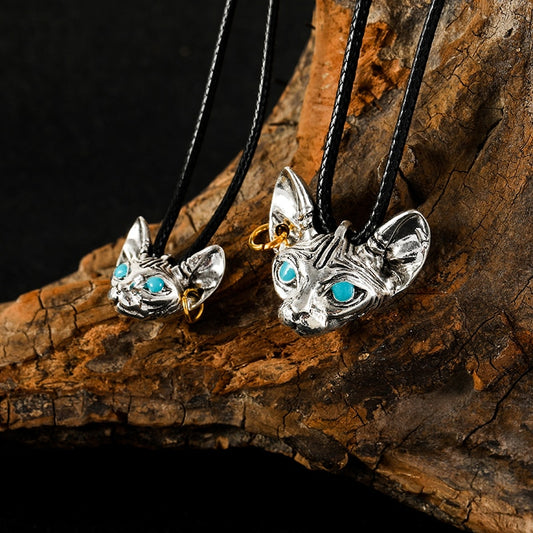 Sphynx cat necklace by Style's Bug - Style's Bug