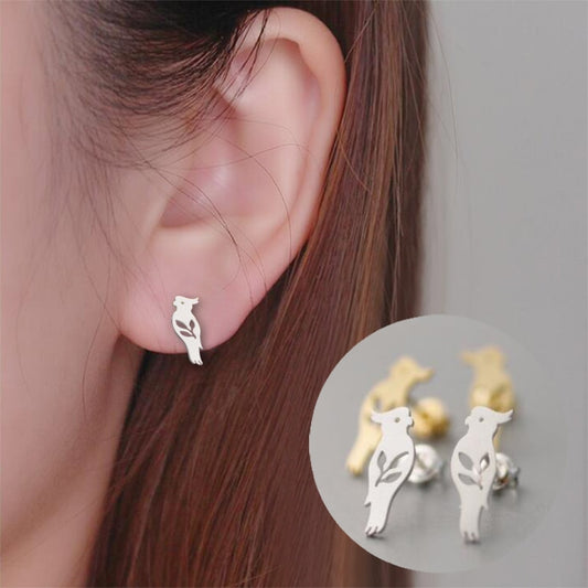Cute Cockatiel earrings by Style's Bug (2 pairs pack) - Style's Bug