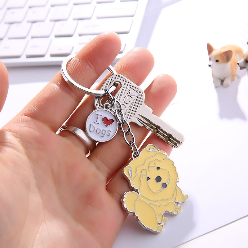 Chow Chow Dog Keychains by Style's Bug (2pcs pack) - Style's Bug