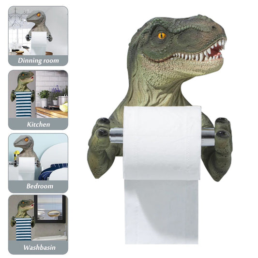"ToiletPaperSaurs" Bathroom racks - Style's Bug T-rex